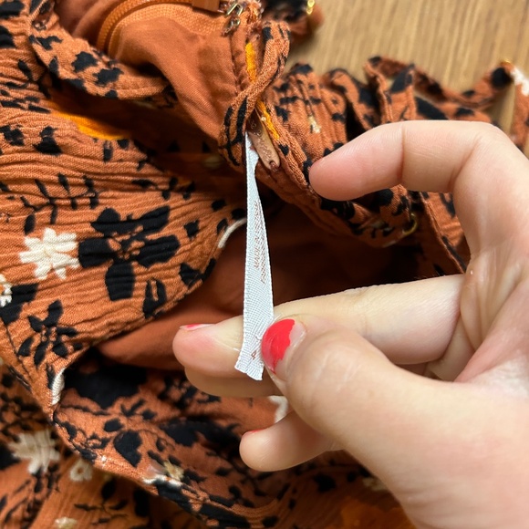 Free People Brown Flowy Dress - Picture 2 of 3